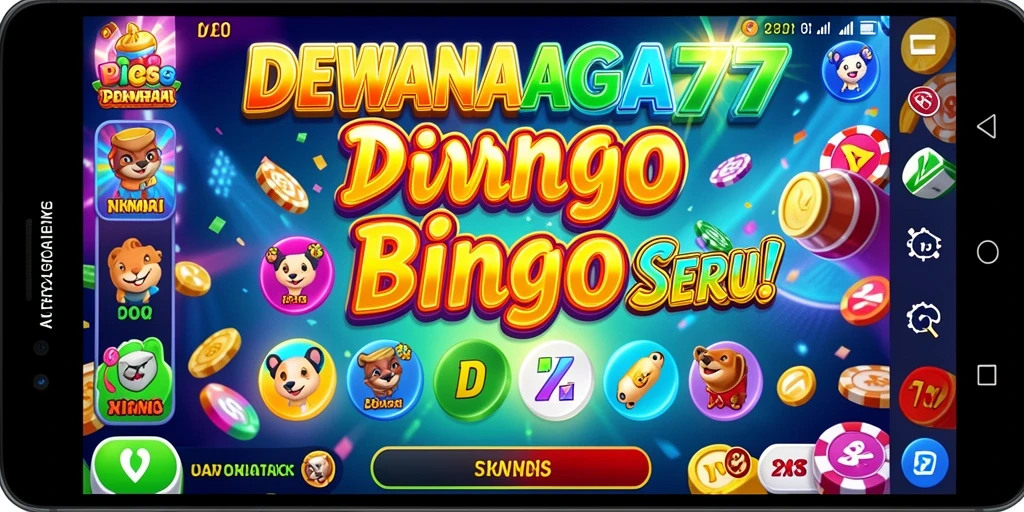 Tampilan seru dan menarik dari gameplay Bingo DEWANAGA77.