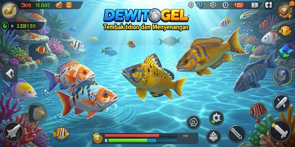 Tampilan gameplay menarik dari DEWITOGEL yang menyenangkan.