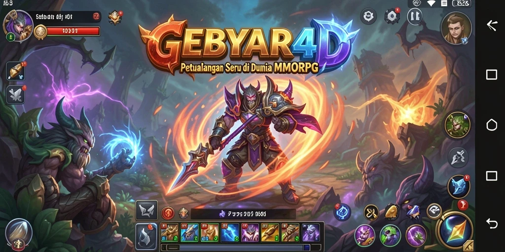 Tampilan gameplay seru dalam GEBYAR4D.