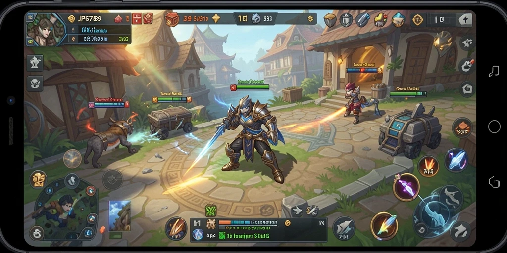 Tampilan menakjubkan dari gameplay SLG JP6789 yang penuh strategi.