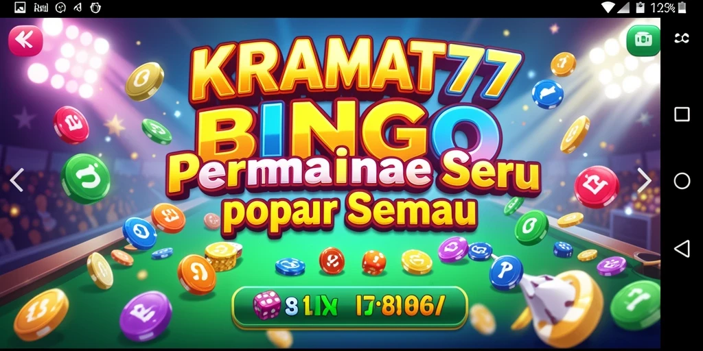 Tangkapan layar gameplay KRAMAT77 menampilkan suasana seru permainan Bingo.