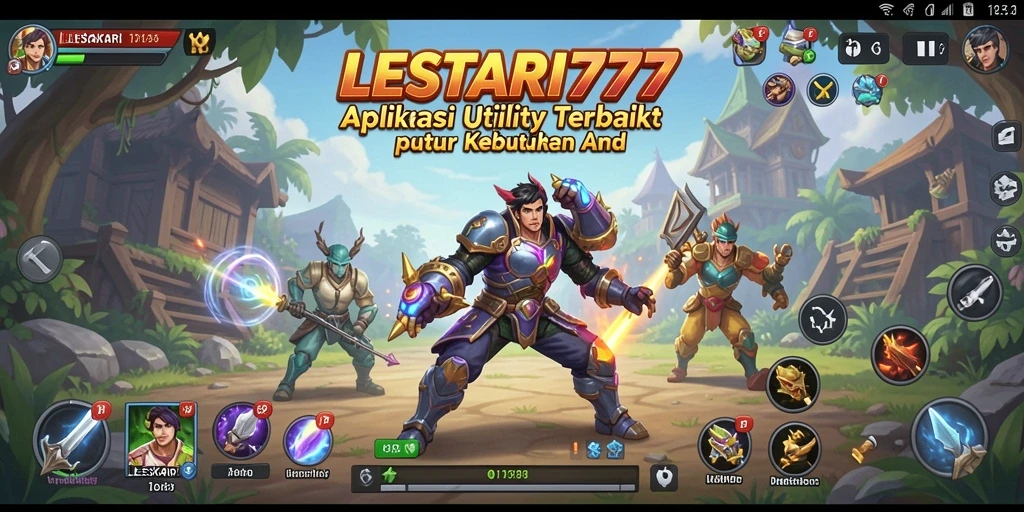 Tampilan antarmuka LESTARI777 yang user-friendly untuk kebutuhan Utility.