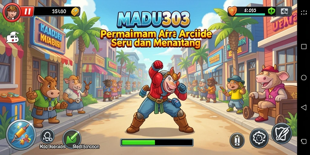 Gameplay seru dari MADU303 dengan grafis menawan.