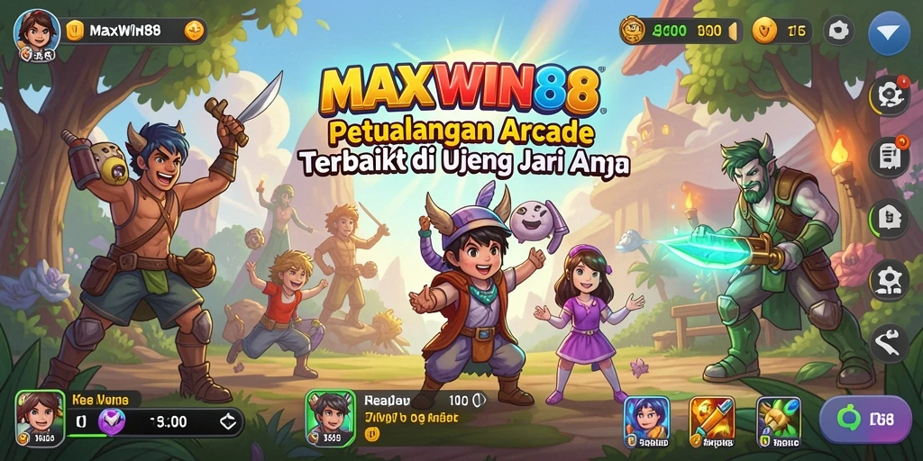 Screenshot gameplay seru MAXWIN88 yang menggambarkan aksi cepat dan strategi.