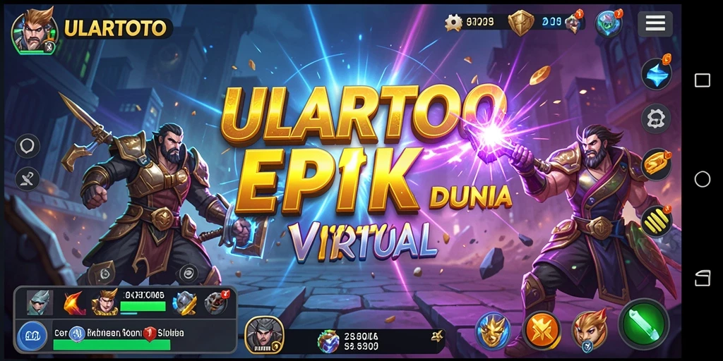Tampilkan momen seru di arena pertarungan ULARTOTO.