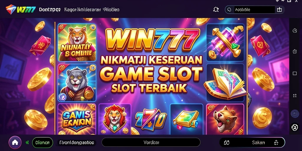 Tampilkan gameplay menarik dari game Slot WIN777.